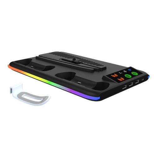 Load image into Gallery viewer, PS5 Slim / PS5 iplay HA-8008 Cooling Bracket Headphone Organiser Grip Holder Charger - Polar Tech Australia
