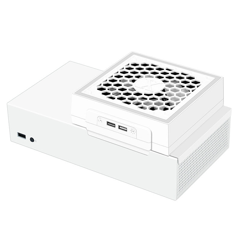 Load image into Gallery viewer, XBOX Series S Console Side-mounted Cooling Fan RGB Color Light Radiator - Polar Tech Australia
