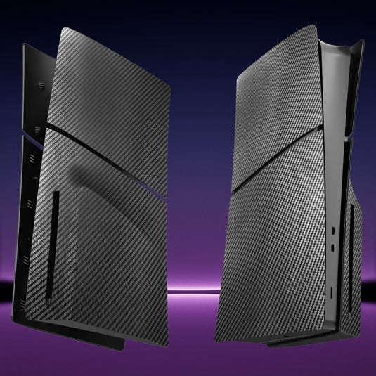 For PS5 Slim Carbon Fiber Replacement Shell Protective Faceplate - Polar Tech Australia