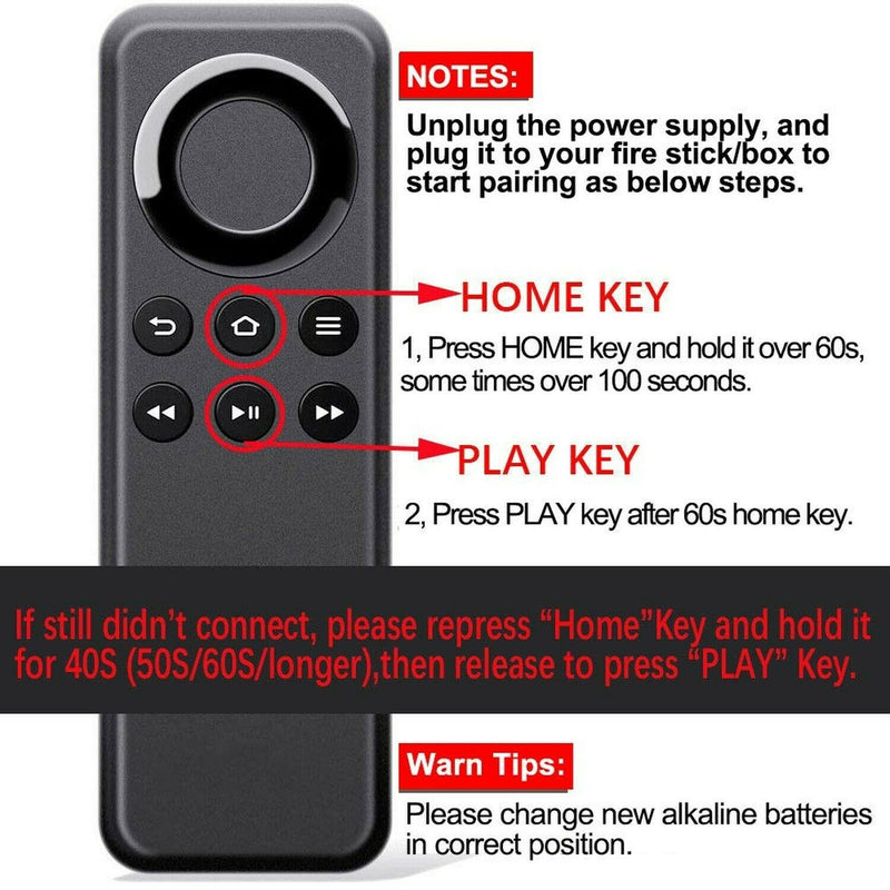 Load image into Gallery viewer, Amazon Fire TV Stick / Fire TV Box CV98LM Bluetooth Remote Control - Polar Tech Australia
