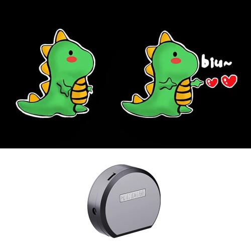 Chargez l&#39;image dans la visionneuse de la galerie, F6 Universal Electric Induction Projection Welcome Light for Scooter / Bike / Electric Car (Love Dinosaur) - Polar Tech Australia
