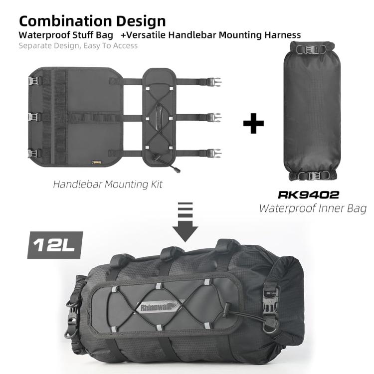 Load image into Gallery viewer, Rhinowalk RK9300 Large-Capacity Waterproof Outdoor Cycling Front Bag - Polar Tech Australia
