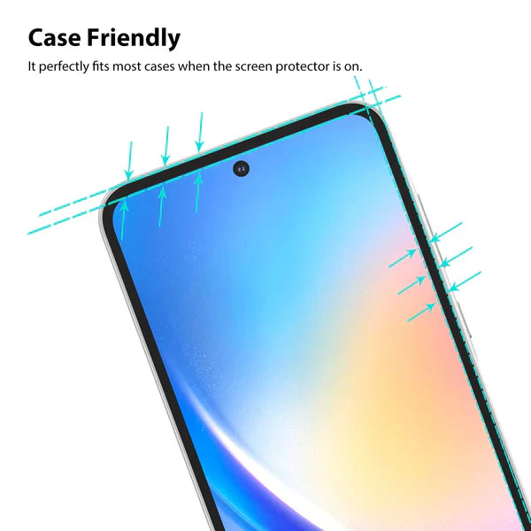 Load image into Gallery viewer, Samsung Galaxy A55 5G (SM-556) Full Covered Tempered Glass Screen Protector - Polar Tech Australia
