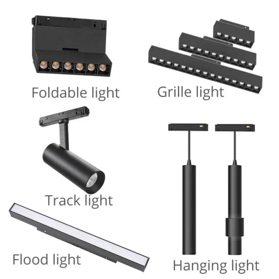 Chargez l&#39;image dans la visionneuse de la galerie, [TUYA Smart Home] Magnetic Track Home Office Smart LED Light System APP Control - Polar Tech Australia
