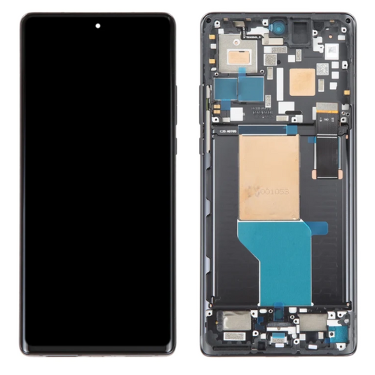 [With Frame] Motorola Moto Edge 30 Ultra AMOLED LCD Display Touch Digitizer Screen Assembly - Polar Tech Australia