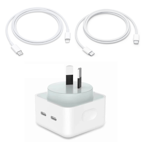 Load image into Gallery viewer, Apple 35W Dual C Port Fast PD Type-C USB-C Port Wall Charger Traveller Power Adapter - (AU Plug) - Polar Tech Australia
