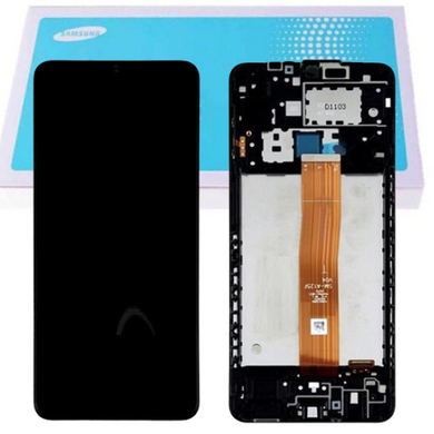 [SAMSUNG SERVICE PACK] Samsung Galaxy A12 (SM-A125) LCD Touch Digitizer Screen Assembly With Frame - Polar Tech Australia