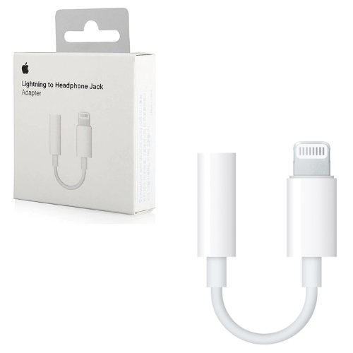 [Lightning Port] Apple iPhone iPad Lightning to 3.5mm Audio Headphone Jack Adapter (Original) - Polar Tech Australia