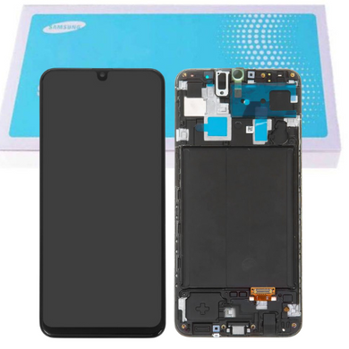 [SAMSUNG SERVICE PACK] Samsung Galaxy A30 (SM-A305) LCD Touch Digitizer Screen Assembly With Frame - Polar Tech Australia