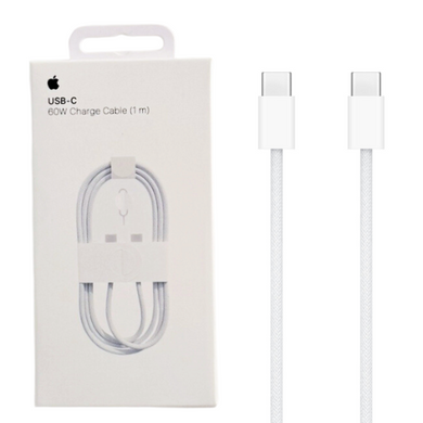 [60W][1M] Apple Nylon Braid Heavy Duty Apple iPhone 15 16 MacBook Type-C USB C to C PD Fast Charging Data Sync USB Cable - Polar Tech Australia
