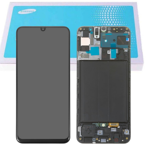 [SAMSUNG SERVICE PACK] Samsung Galaxy A70 (SM-A705) LCD Touch Digitizer Screen Assembly With Frame - Polar Tech Australia