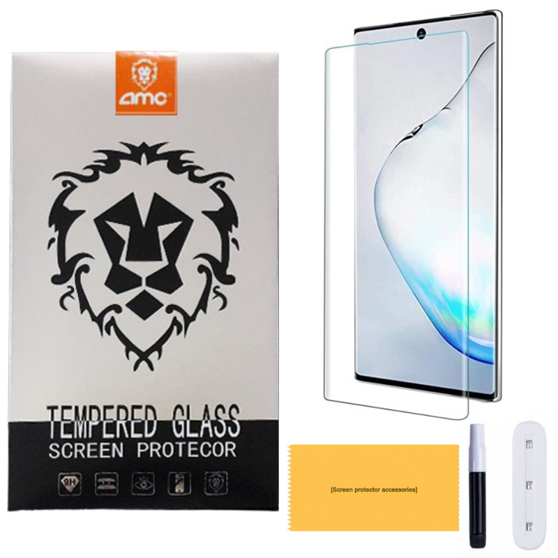 Load image into Gallery viewer, [AMC Installation Kit][UV Glue] Premium Quality Samsung Note 10 &amp; Note 10 Plus UV Curved Glue Tempered Glass Screen Protector - Polar Tech Australia
