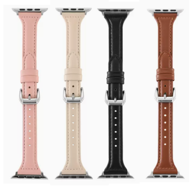 Load image into Gallery viewer, Apple Watch 1/2/3/4/5/SE/6/7/8 Leather Watch Band Strap - Polar Tech Australia
