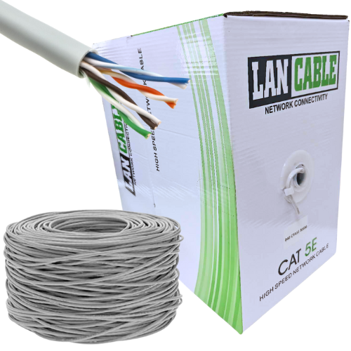 Cargue la imagen en el visor de la galería, Cat5E 305M 1000ft UTP Ethernet LAN Network Wire CCTV Internet Cable - Polar Tech Australia
