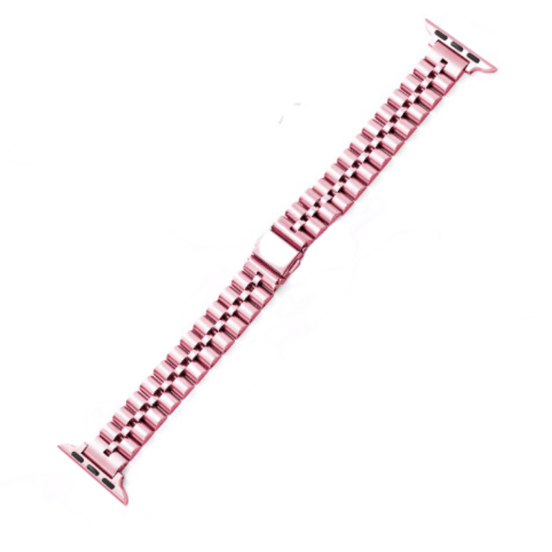 Cargue la imagen en el visor de la galería, Apple Watch 1/2/3/4/5/SE/6/7/8 Thin Metal Steel Chain Link Style Girl Women Watch Band - Polar Tech Australia
