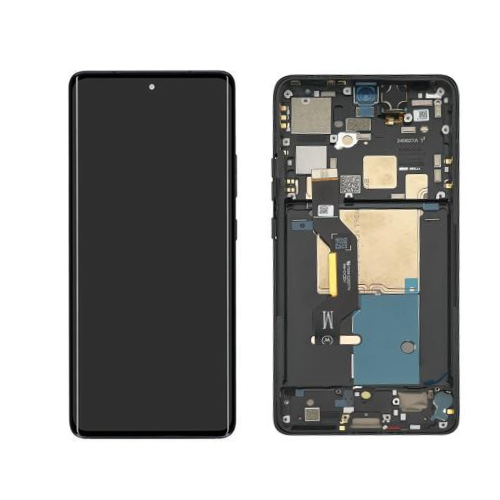 [With Frame] Motorola Edge 50 (XT2407-3) -  OLED LCD Screen Display Touch Digitizer Assembly - Polar Tech Australia