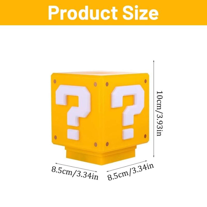 Cargue la imagen en el visor de la galería, Mario Review The Classics 3D Icon Light Night Lights Children, Mark Soundtrack Lamp Cube For Bedroom Gaming Room
