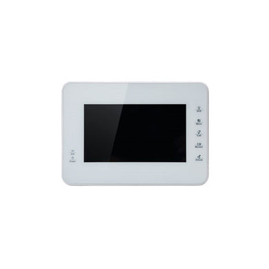 [DHI-VTH1560BW] Dahua IP Indoor 7inch Residential/Apartment Intercom Touch Screen Monitor White Requires VTNS1060AA or 12VDC Connection - Polar Tech Australia