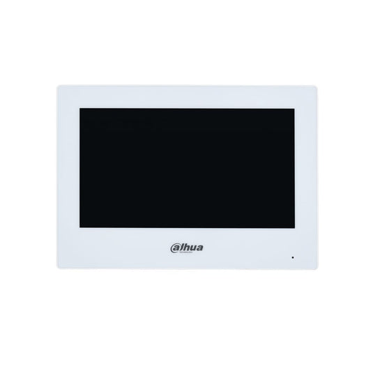 [DHI-VTH2621GW-WP] Dahua IP Indoor 7inch Residential / Apartment WiFi Intercom Touch Screen Monitor White - Polar Tech Australia