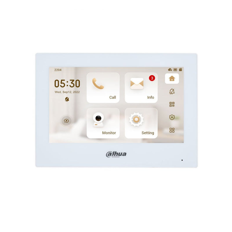 Load image into Gallery viewer, [DHI-VTH2621GW-WP] Dahua IP Indoor 7inch Residential / Apartment WiFi Intercom Touch Screen Monitor White - Polar Tech Australia
