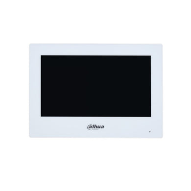 [DHI-VTH2622GW-W] Dahua 2-Wire WiFi 7inch Residential Intercom Touch Screen Monitor White - Polar Tech Australia
