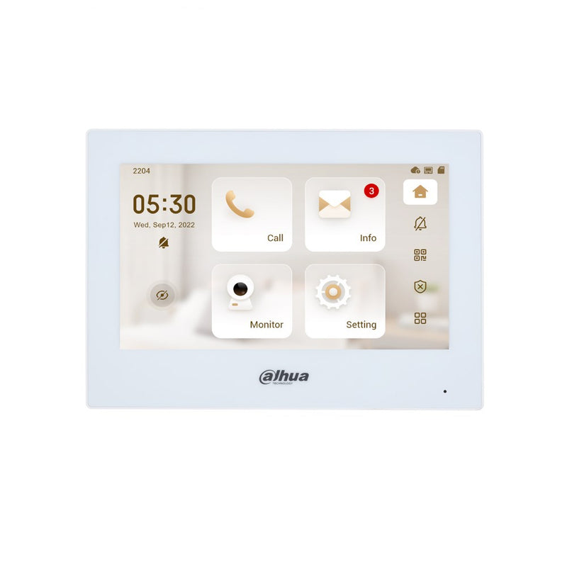 Load image into Gallery viewer, [DHI-VTH2622GW-W] Dahua 2-Wire WiFi 7inch Residential Intercom Touch Screen Monitor White - Polar Tech Australia
