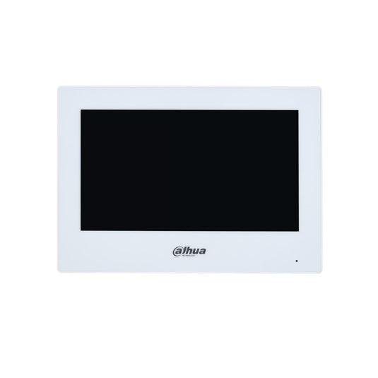 [DHI-VTH2622GW-W] Dahua 2-Wire WiFi 7inch Residential Intercom Touch Screen Monitor White - Polar Tech Australia