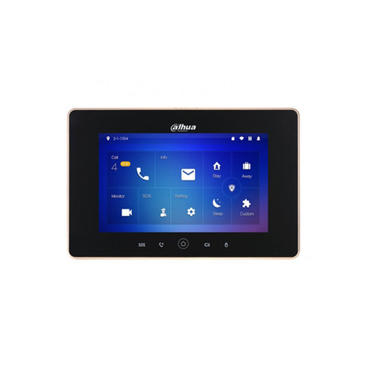 [DHI-VTH5221D] Dahua IP WiFi Indoor 7 inch Residential Intercom Touch Screen Monitor Black - Polar Tech Australia
