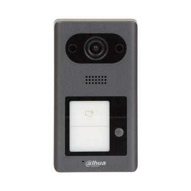 [DHI-VTO3211D-P-S1] Dahua IP Video 1 Button Black Residential Intercom Door Station with 2MP Camera and Card Reader IP65 IK08 - Polar Tech Australia