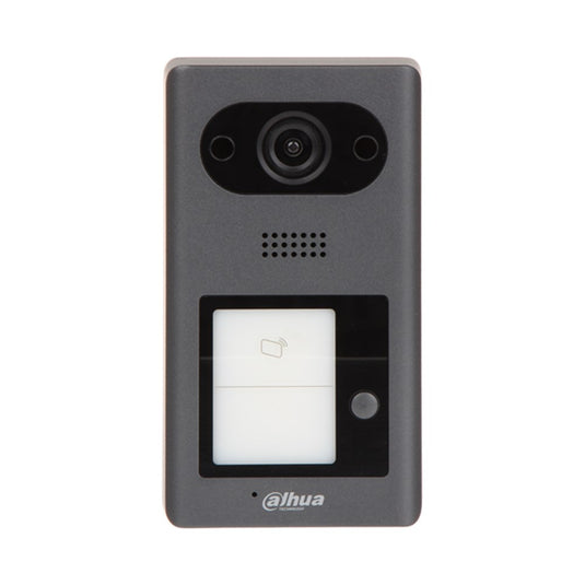 [DHI-VTO3211D-P-S1] Dahua IP Video 1 Button Black Residential Intercom Door Station with 2MP Camera and Card Reader IP65 IK08 - Polar Tech Australia