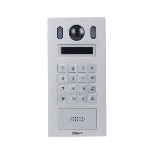 [DHI-VTO6221E-P] Dahua IP Video Silver Apartment Intercom Door Station with 2MP Camera IP65 IK08 - Polar Tech Australia