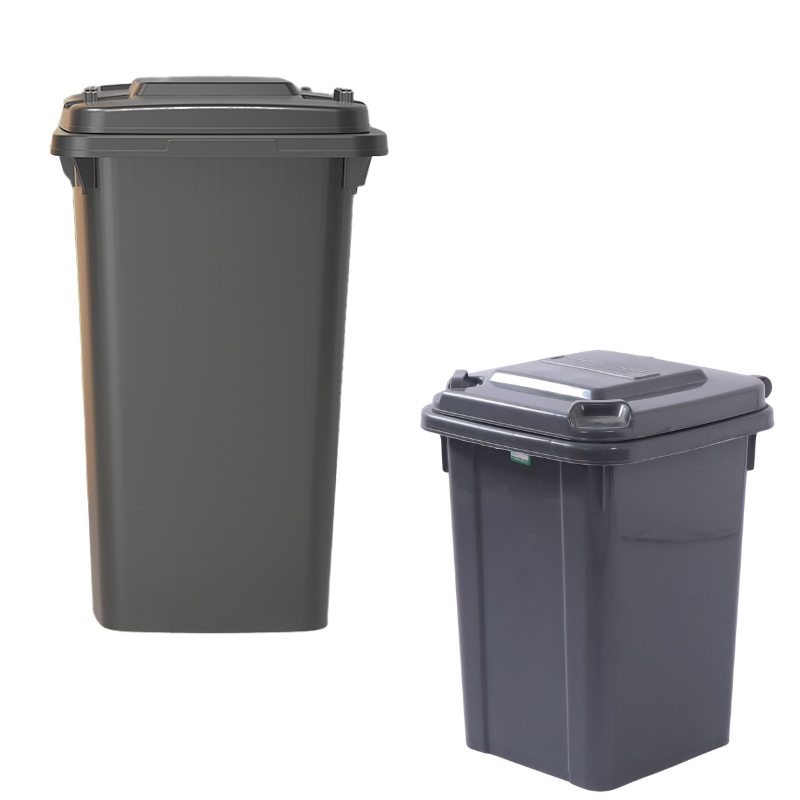 Load image into Gallery viewer, 50L Heavy Duty Handy Black Warehouse Kitchen Restaurant Rubbish Bin - Polar Tech Australia
