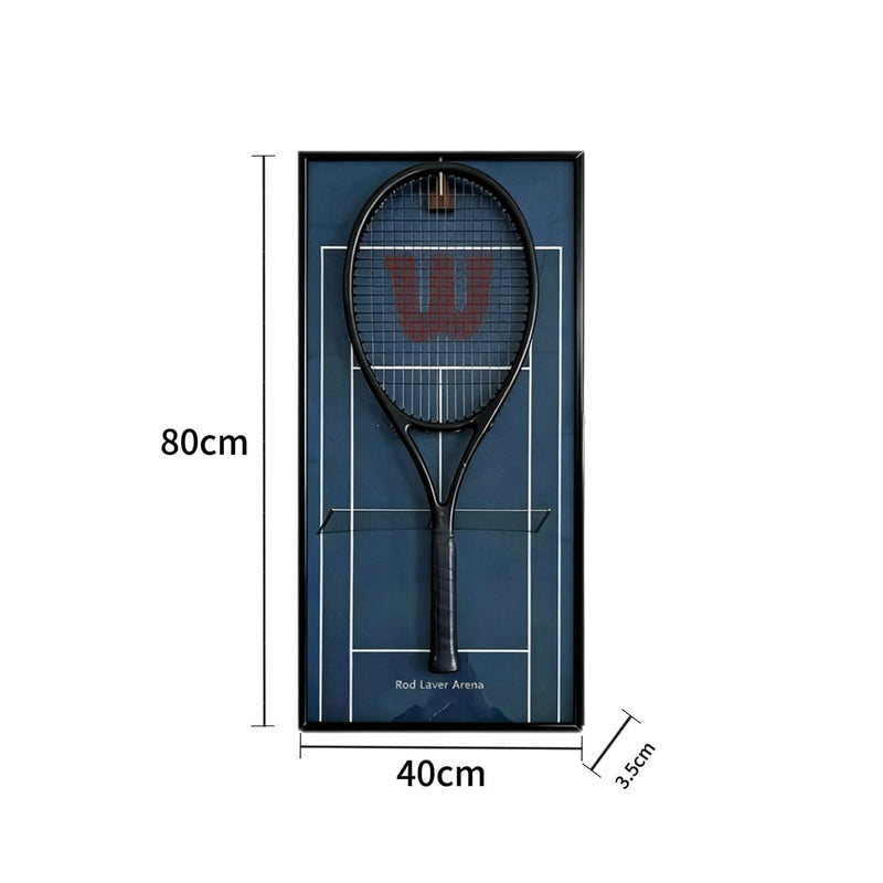 Load image into Gallery viewer, Australian Open-Inspired Tennis Racket Display Frame – Collect &amp; Showcase Your Racket - Polar Tech Australia
