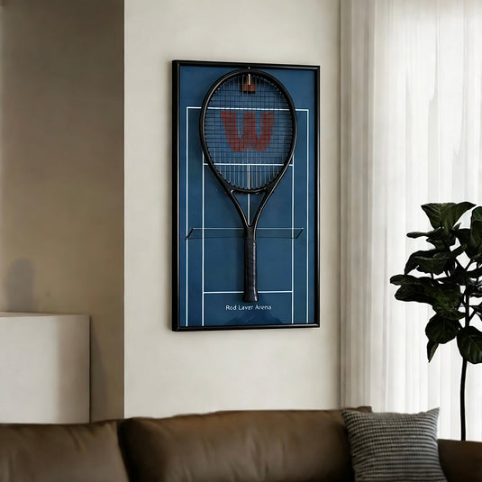 Australian Open-Inspired Tennis Racket Display Frame – Collect & Showcase Your Racket - Polar Tech Australia