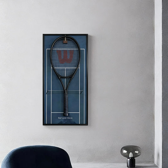 Australian Open-Inspired Tennis Racket Display Frame – Collect & Showcase Your Racket - Polar Tech Australia