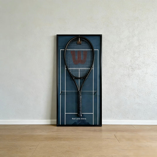 Australian Open-Inspired Tennis Racket Display Frame – Collect & Showcase Your Racket - Polar Tech Australia