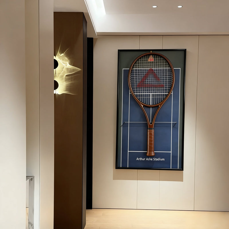 Chargez l'image dans la visionneuse de la galerie, US Open-Inspired Tennis Racket Display Frame – Collect &amp; Showcase Your Racket - Polar Tech Australia
