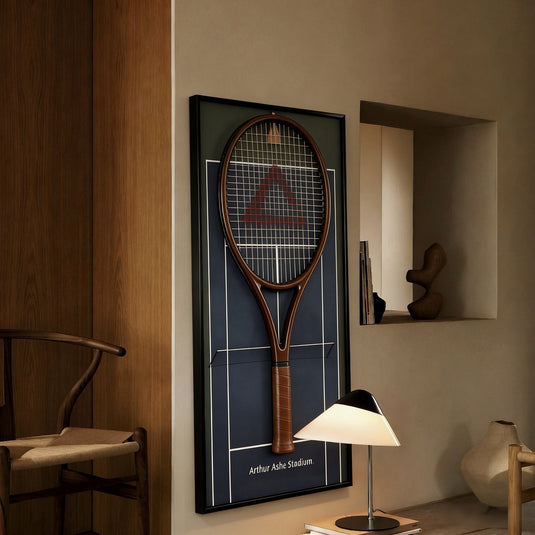 US Open-Inspired Tennis Racket Display Frame – Collect & Showcase Your Racket - Polar Tech Australia