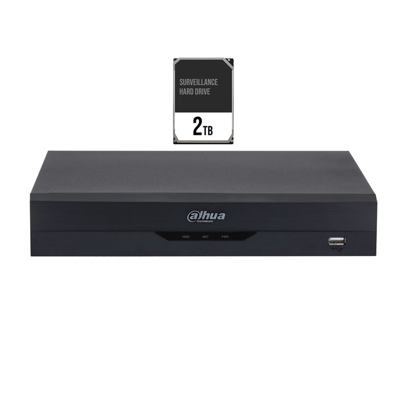 Load image into Gallery viewer, [XVR5108HS-4KL-I3/2TB] Dahua WizSense Series Penta-Brid 8 Channel XVR 1 HDD Bay installed with 2TB HDD
