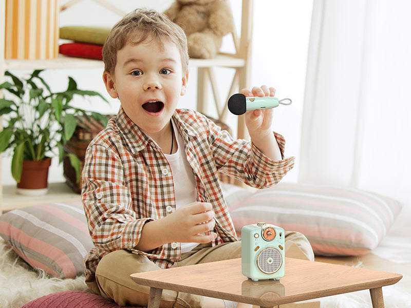 Load image into Gallery viewer, Divoom Fairy-OK Retro Mini Karaoke Speaker Perfect Gift - Polar Tech Australia
