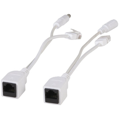 [Pair] Passive PoE Injector and PoE Splitter Kit with 5.5x2.1 mm DC Connector CCTV Camera - Polar Tech Australia