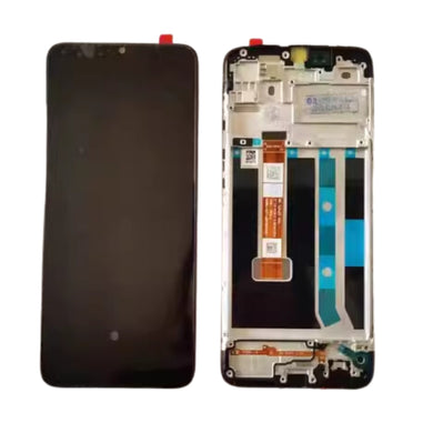 [With Frame] OPPO A35 2021 (PEHM00) LCD Touch Digitiser Display Screen Assembly - Polar Tech Australia