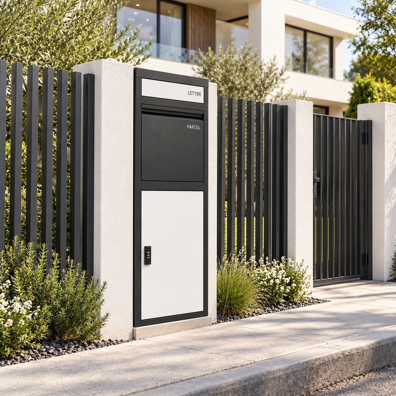 Chargez l'image dans la visionneuse de la galerie, Heavy Duty Anti-Theft Household Parcel &amp; Letter Lockable Delivery Mail Box
