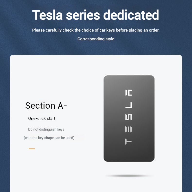 Chargez l&#39;image dans la visionneuse de la galerie, Tesla Alloy-Framed Leather Card Key Case for Model 3 &amp; Model Y
