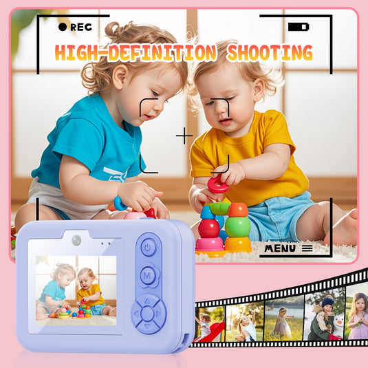 [Depth 1.5M Max] High-Definition IP68 Waterproof Kids Camera With Triangular Stand & Safety Strap - Polar Tech Australia