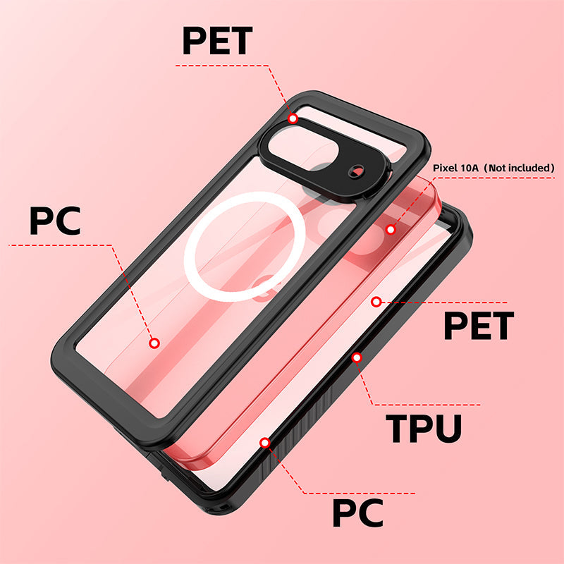 Load image into Gallery viewer, [FS Series][Magsafe Compatible] Google Pixel 10A - Redpepper Full Covered Waterproof Heavy Duty Tough Armor Case - Polar Tech Australia
