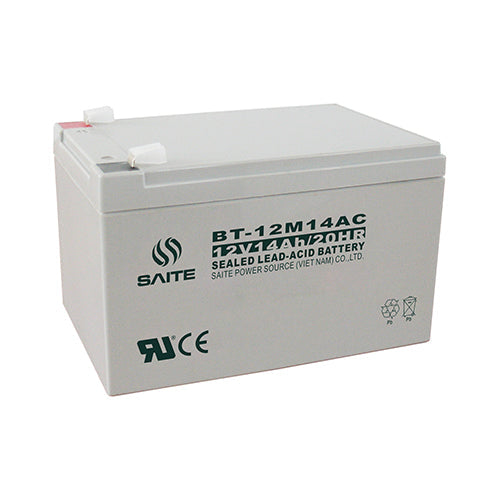 [BT-12M14AC] 12V/14Ah Battery Valve Regulated Sealed Lead-Acid UPS Battery Back up - Polar Tech Australia