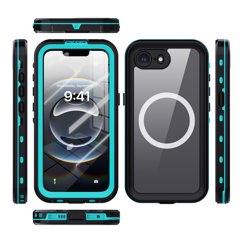 Chargez l&#39;image dans la visionneuse de la galerie, [MagSafe Compatible][Dot Series] Apple iPhone 16e Redpepper IP68 Waterproof Heavy Duty Tough Armor Case With Lanyard - Polar Tech Australia
