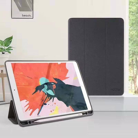 Apple iPad Mutural Smart Stand PU Leather Business Style Case - Polar Tech Australia