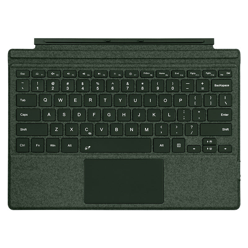 Chargez l&#39;image dans la visionneuse de la galerie, [With RGB Backlit] Microsoft Surface Pro 3/4/5/6/7/7 Plus - Compatible Ultra Thin Wireless Bluetooth Magnetic Touch Keyboard
